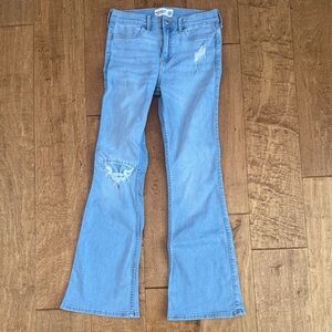 Abercrombie Kids Light Blue Flare Jeans